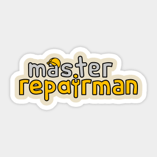 Master Repairman Sticker